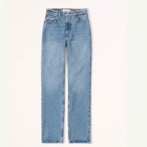 Abercrombie Ultra High Rise Straight Jean